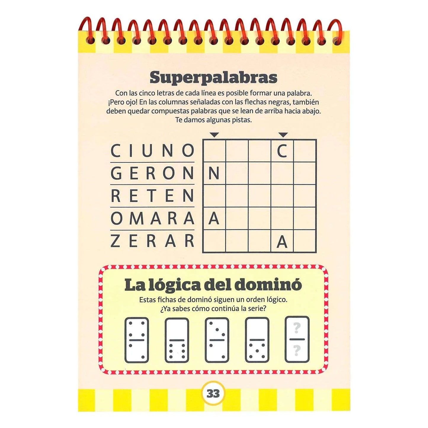 Activa tu Mente, Juegos y Pasatiempos