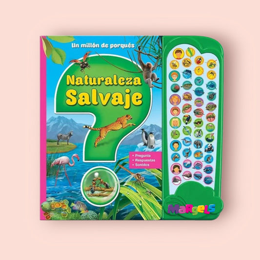 UN MILLÓN DE PORQUÉS  - NATURALEZA SALVAJE - 48 BOTONES -
