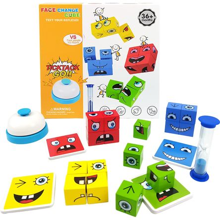 JUEGO DE EMOCIONES - CUBOS DE EXPRESIONES + TIMBRE