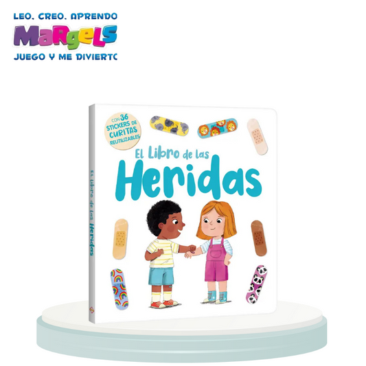 El Libro de las Heridas – con 36 curitas reutilizables