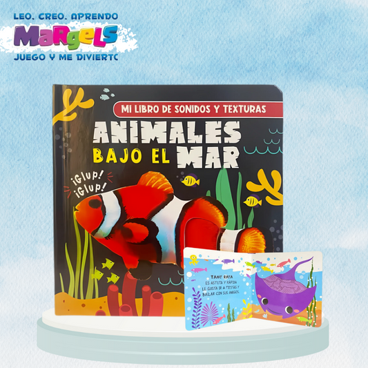 MI LIBRO DE SONIDO Y TEXTURAS: ANIMALES BAJO EL MAR